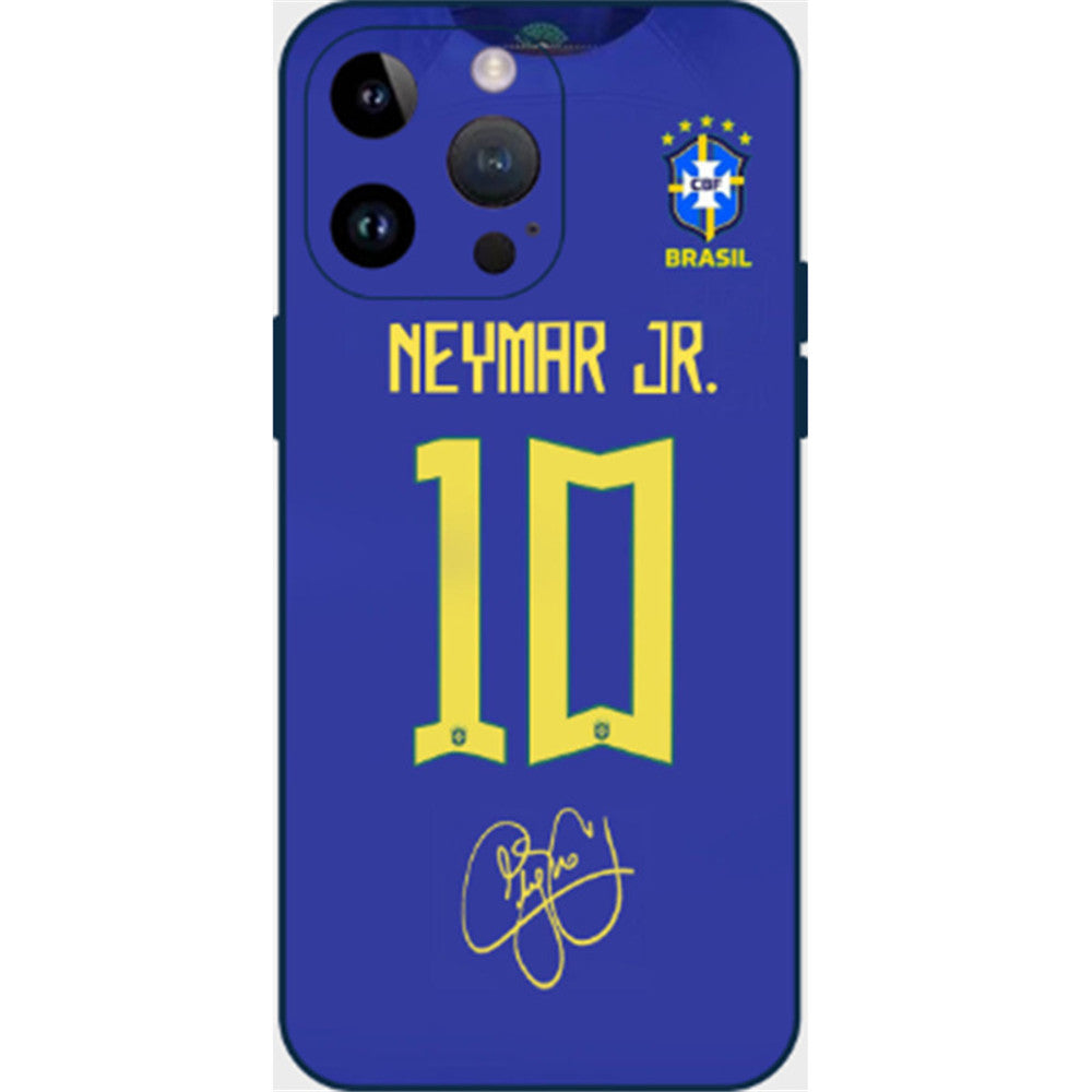 Funda de iPhone Brasil Neymar (iphone 7-15 pro max)